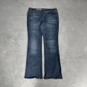 Mossimo Supply Co Bootcut Jeans Dark Wash Stretch Denim - Size: 13R